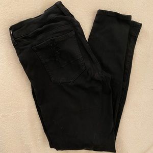 American eagle ripped black jeans